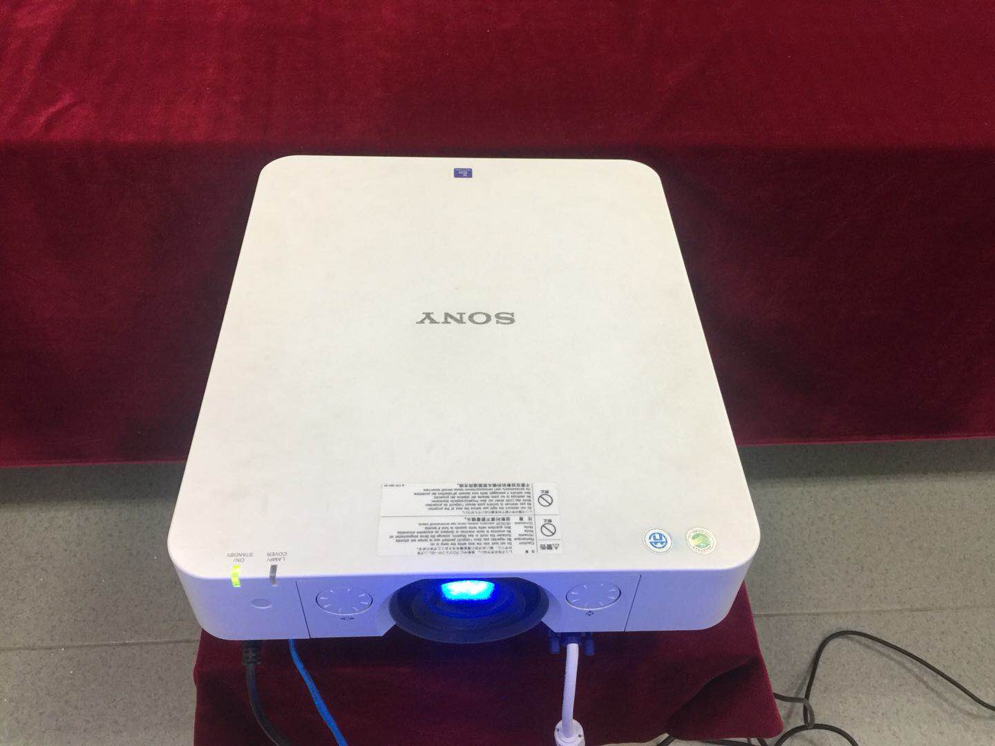 sony投影 一直显示这个 四个角一直循环跳动 求大神-索尼ex253-zol