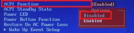 Acpi bios error could not resolve symbol проблема